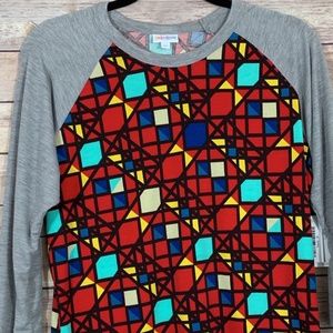 LuLaRoe Women's Randy Baseball Top